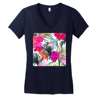 Tropical T  Shirt Tropical Fascinating Foliage T  Shirt Women's V-neck T-shirt | Artistshot