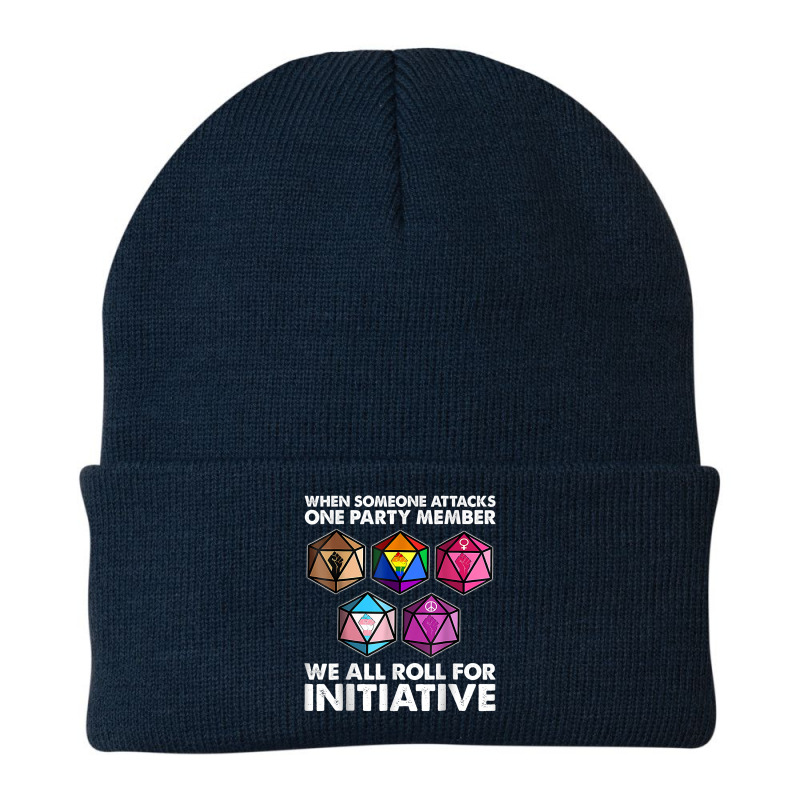 When Someone Attacks One Party Member We Roll For Initiative T Shirt Beanie by annalyneplacencia | Artistshot