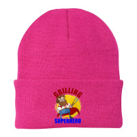 Grilling Superhero Beanie | Artistshot