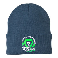 Womens Proud Girlfriend Of A Lyme Disease Warrior Boyfriend V Neck Beanie | Artistshot