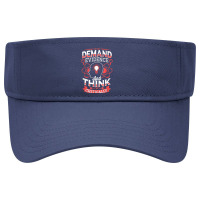 Science Demand Evidence And Think Critically Science Visor Hat | Artistshot