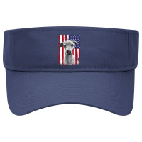 Dogs 365 Distress American Flag Italian greyhound Dog Usa Premium T S Visor Hat | Artistshot