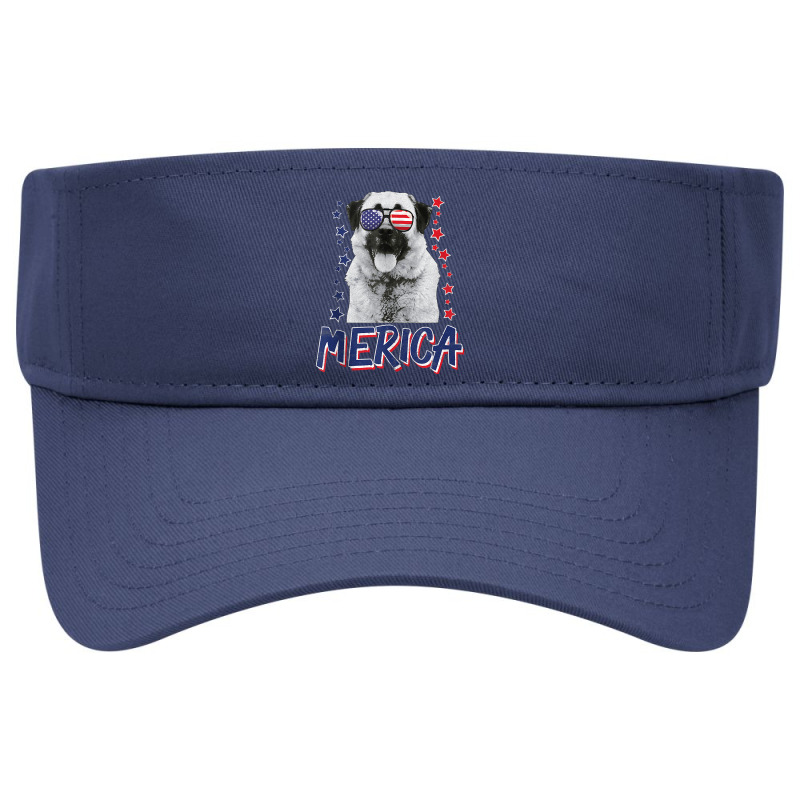 Merica Anatolian Shepherd Dogs Dog 4th Of July Usa Gift Tank Top Visor hat by nayarilorenzi | Artistshot