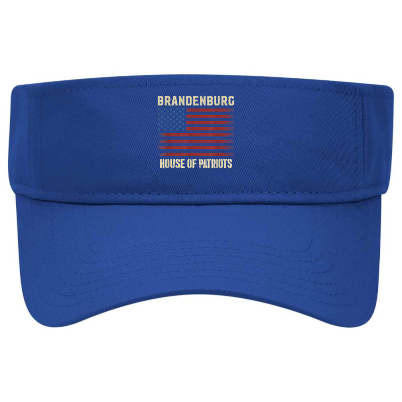 Brandenburg Last Name Surname American Flag Family T Shirt Visor hat by weltzjharrasw | Artistshot