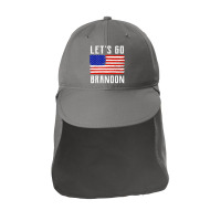 Let's Go Brandon Shirt Conservative American Flag Sun Shade Cap | Artistshot