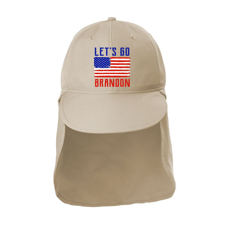 Let's Go Brandon Shirt Conservative American Flag Sun Shade Cap | Artistshot