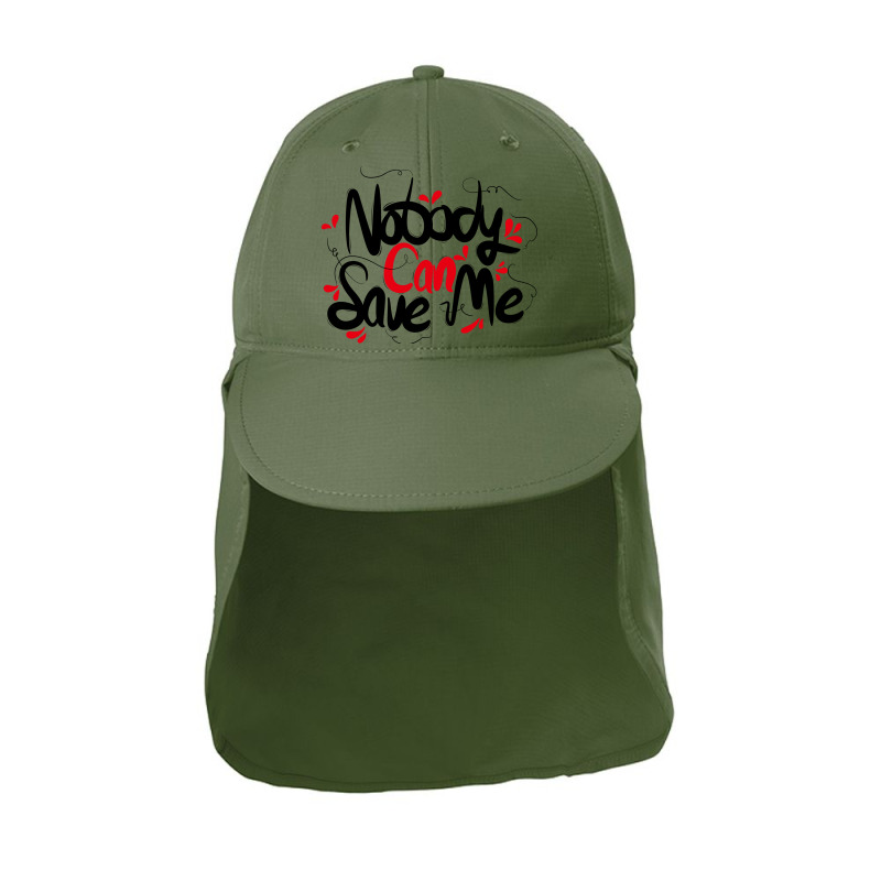 Nobody Can Save Me Sun Shade Cap by Distrowlinc | Artistshot