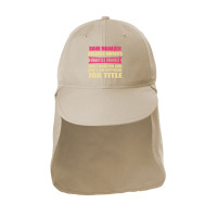 Bank Manager Funniest Isn't A Jobtitle Sun Shade Cap | Artistshot