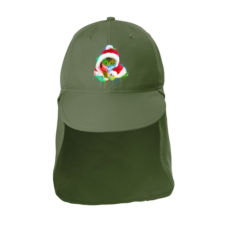 Merry Christmas Cat Sun Shade Cap | Artistshot