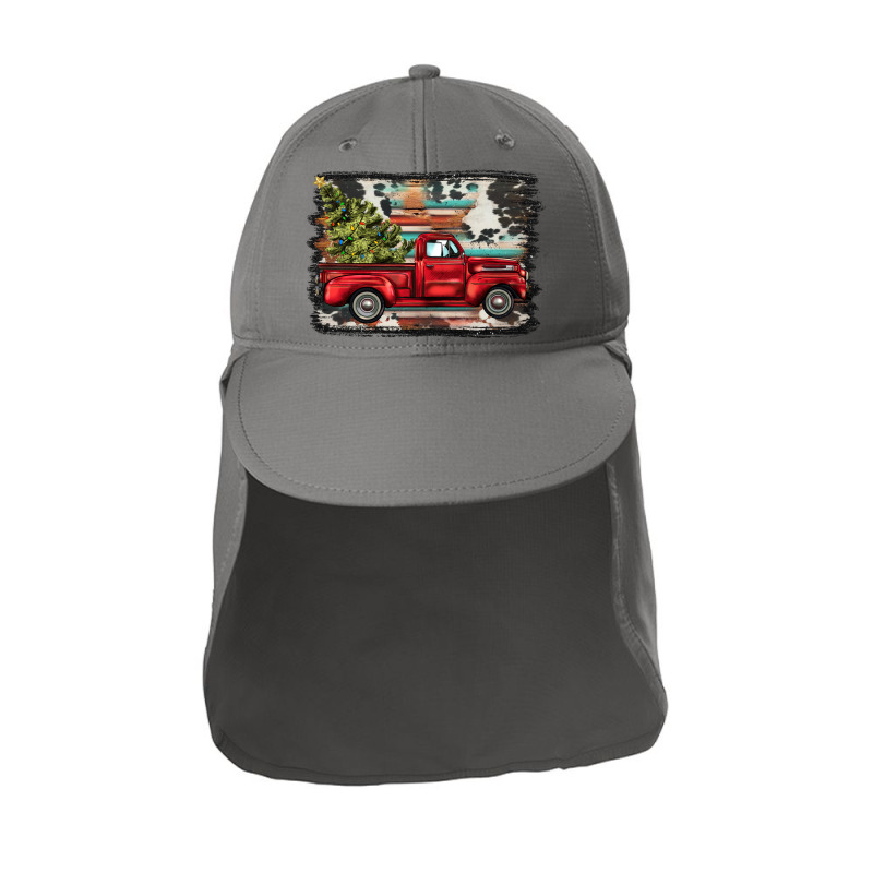 Christmas Truck Sun Shade Cap by BarkalooDesign | Artistshot