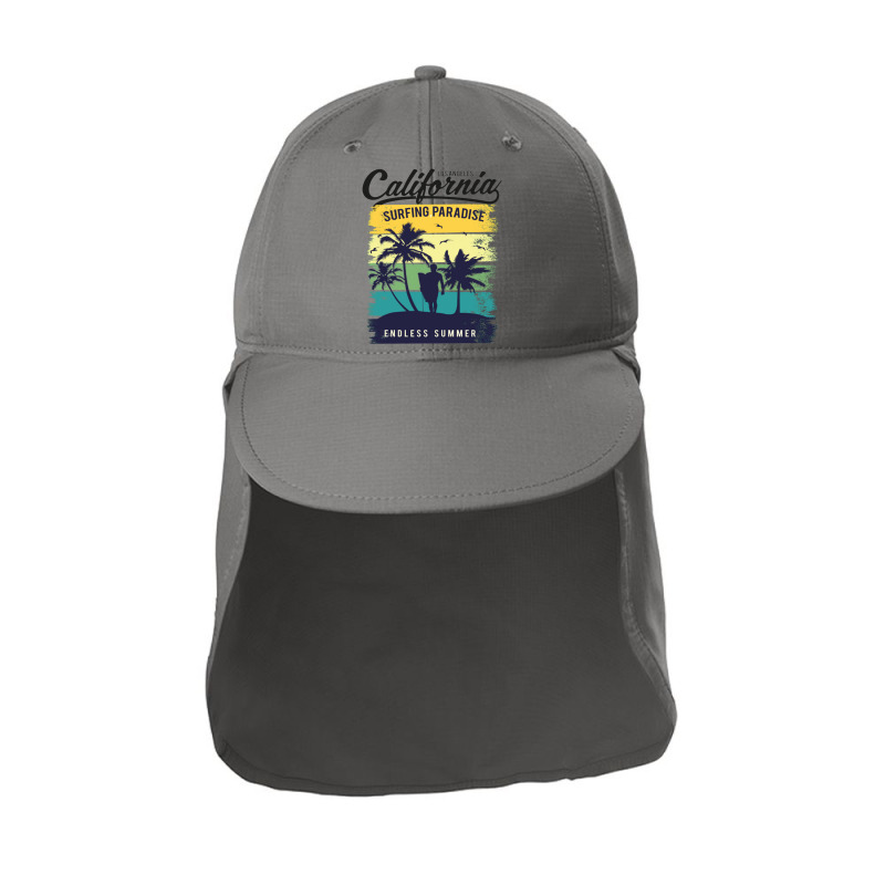 California Surfing Paradise,seal Beach California California Beach Sur Sun Shade Cap by nbobatiga | Artistshot