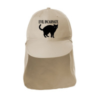 Evil Incarnate Black Cat Sun Shade Cap | Artistshot