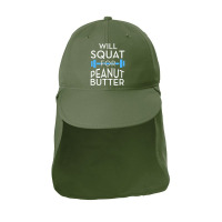 Will Squat For Peanut Butter Sun Shade Cap | Artistshot