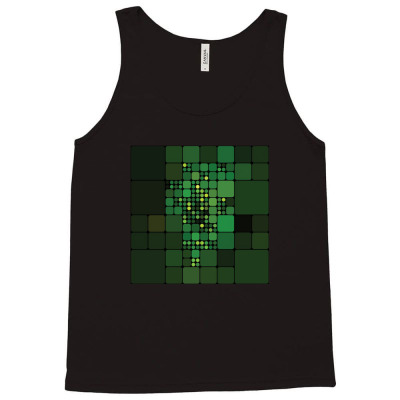 Japan Concentric Japanese Pattern Art Design White Green 63039581 Tank Top Designed By Susan12