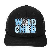 Wild Child Checkered Snapback Trucker Cap | Artistshot