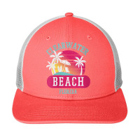 Womens Retro Cool Clearwater Beach Original Florida Sunset Beaches V N Snapback Trucker Cap | Artistshot