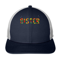 Birthday Brick Builder Funny Blocks Master Builder Sister T Shirt Snapback Trucker Cap | Artistshot