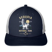 Bear Sequoia National Park Tvintage California Bear 54 Polar Panda Snapback Trucker Cap | Artistshot