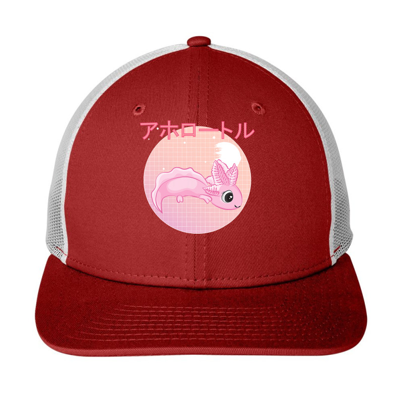 Axolotl Milk Shake Carton Kawaii Axolotl Strawberry Japanese Anime 267 Snapback Trucker Cap by peafowl | Artistshot