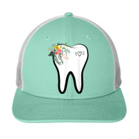 Flower Tooth Dentist Dental Hygienist Oral Hygiene Assistant Snapback Trucker Cap | Artistshot