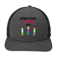 International Friendship Day Funny T  Shirt International Friendship D Snapback Trucker Cap | Artistshot