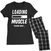 Installing Muscles Please Wait Women's Pajamas Set | Artistshot