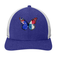 Australian Panamanian Flag Butterfly T Shirt Snapback Trucker Cap | Artistshot