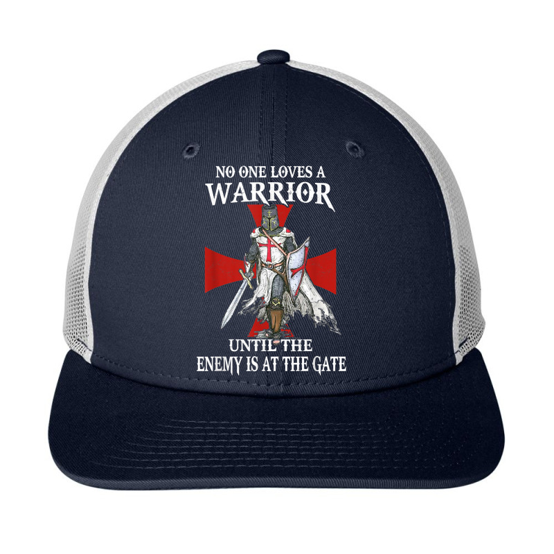 Knight Templar Christian Warrior Men Until The Enemy At Gate T Shirt Snapback Trucker Cap | Artistshot