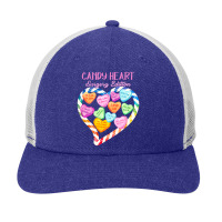 Anesthesia Nurse Valentines Day Candy Heart Surgery Edition T Shirt Snapback Trucker Cap | Artistshot