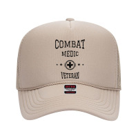 Army Combat Medic Veteran T Shirt Foam Trucker Hat | Artistshot