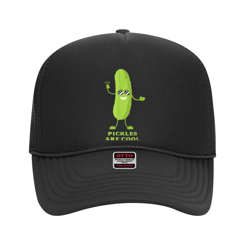 Pickles Are Cool Vegan Producer Farmer Vegetarian Womens Fun T Shirt Foam Trucker Hat by gillanbepicaia | Artistshot