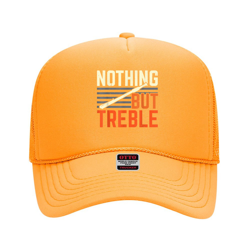 Nothing But Treble Flute Flutist Musician Instrumentalist T Shirt Foam Trucker Hat by gillanbepicaia | Artistshot