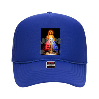 Jesus Christ Christian Jesus I Trust In You Divine Mercy Graphic Catho Foam Trucker Hat | Artistshot