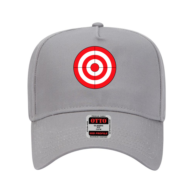 Bulls Eye Target Lazy Diy Halloween Costume Darts Shooting T Shirt Adjustable Baseball Cap | Artistshot