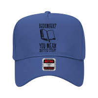 Funny Cool Unique Bookmark Perfect Book Nerd Gift T Shirt Adjustable Baseball Cap | Artistshot