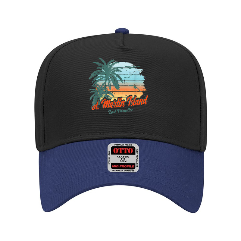 St. Martin Island Beach Shirt Lost Paradise Adjustable Baseball Cap by sabadmscoastlw | Artistshot