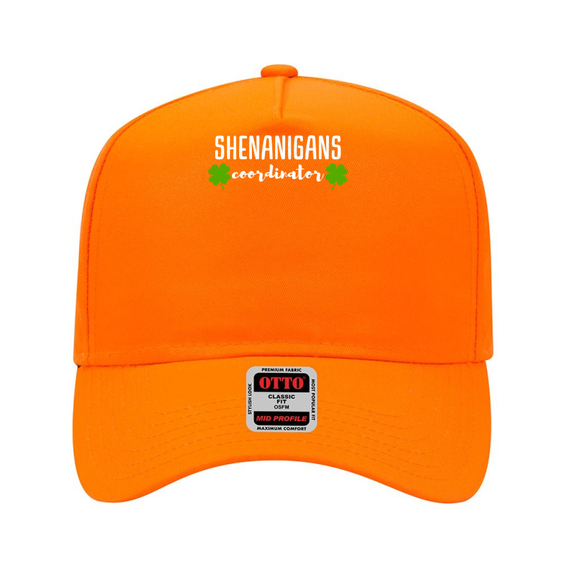 Shenanigans Coordinator  Saint Irish Pats St, Patrick's Day Adjustable Baseball Cap | Artistshot