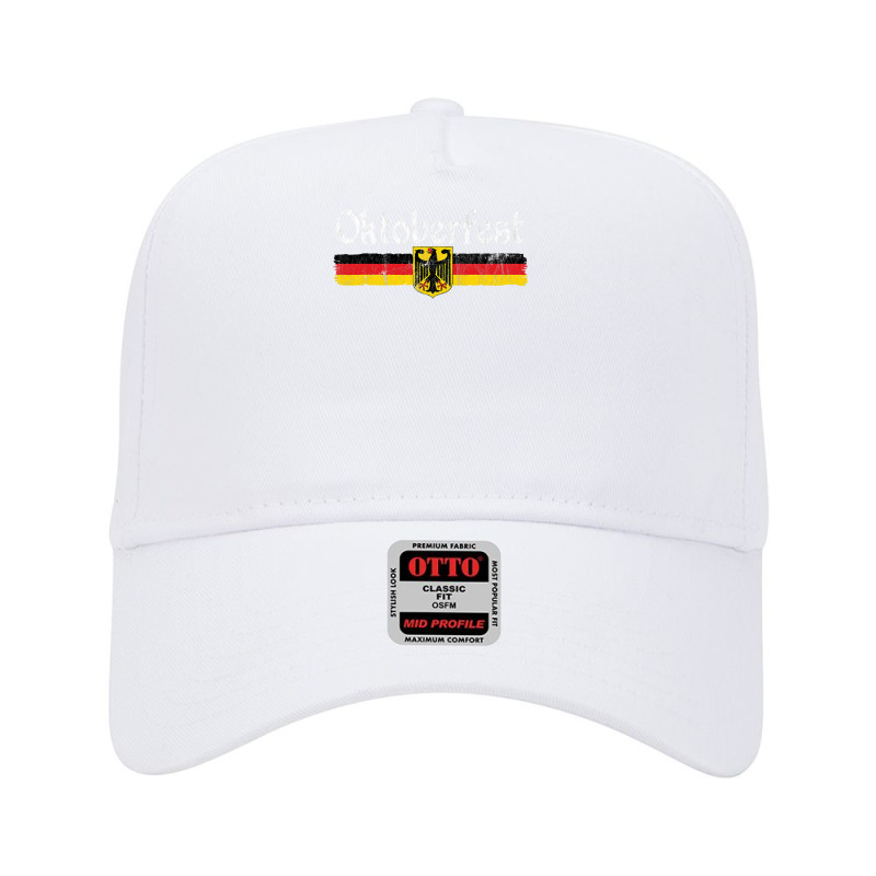 Oktoberfest German Beer Men Women Vintage German Flag T Shirt Adjustable Baseball Cap by DianneHenderson91 | Artistshot