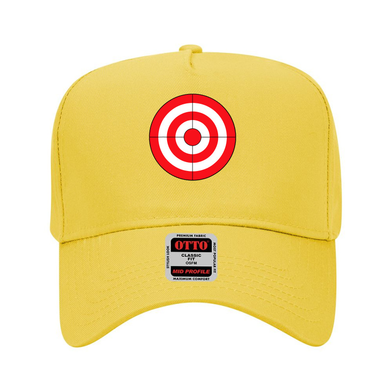 Bulls Eye Target Lazy Diy Halloween Costume Darts Shooting T Shirt Adjustable Baseball Cap | Artistshot