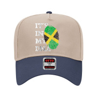 It's In My Dna Jamaica Genetic Jamaican Roots Jamaican Pride T Shirt Adjustable Baseball Cap | Artistshot