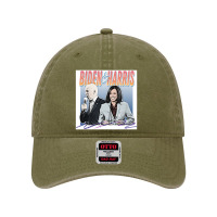 Joe Biden And Kamala Retro Style Fan Design Dyed Cap | Artistshot