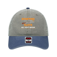 Sporting Clays   Golf With A Shotgun   Clay Target Shooting Pullover H Dyed Cap | Artistshot