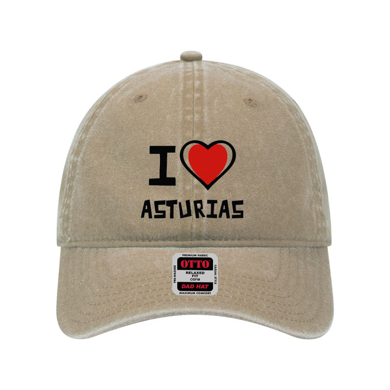 I Love Asturias Dyed Cap by RetnoAN | Artistshot