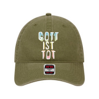 Nietzsche Gott Ist Tot 'god Is Dead' Philosophy Nihilism Tee Dyed Cap | Artistshot