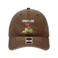 Ohms Law Funny Dyed Cap | Artistshot