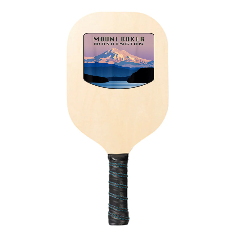 Mount Baker Whatcom County Bellingham Washington Mountain T Shirt Pickleball Paddle | Artistshot