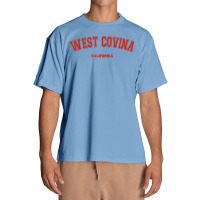 West Covina California Ca Red Letter Graphic On West Covina T Shirt Urban Heavy T-shirt | Artistshot