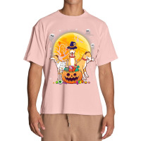 Whippets Dog Mummy Witch Moon Ghosts Happy Halloween Day 119 Urban Heavy T-shirt | Artistshot