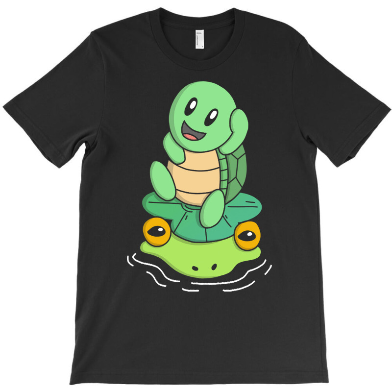 Turtle T  Shirt Turtle's Froggy Friend T  Shirt T-shirt | Artistshot