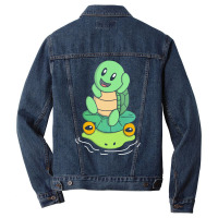 Turtle T  Shirt Turtle's Froggy Friend T  Shirt Men Denim Jacket | Artistshot